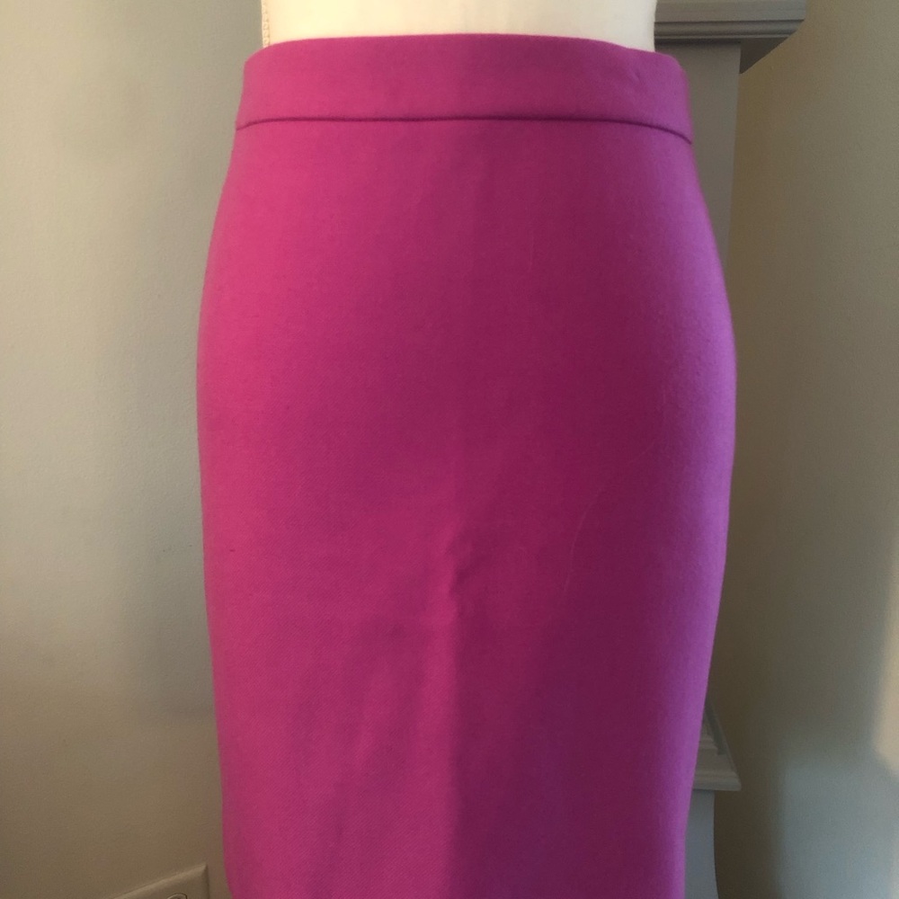 J. Crew Fuchsia Pencil Skirt - Sleek High-Waist